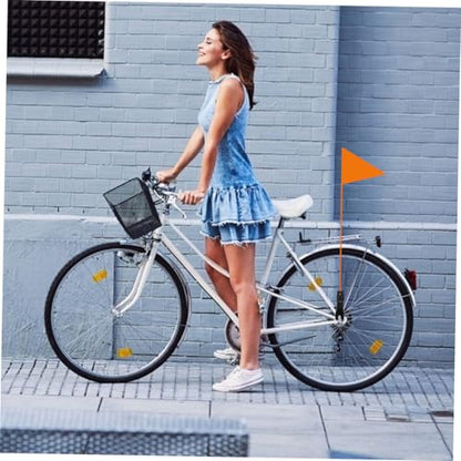 Happyyami 8pcs Shaped Safety Flag Pole Mount Brackets for Motorcycles Easy to Install Cycling Accessories for Enhanced Visibility and Riding Safety