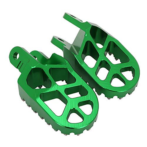AnXin Foot Pegs Footpegs Footrests Foot Pedals Rests CNC MX for KLX300 KLX300R KLX300SM 97-07 20-24 KLX250 06-20 KLX250S 09-14 KLX250R 94-96 KLX650 93-96 Dirt Bike Green - color: green, size: KLX250 KLX250R/S/SF KLX300/R/SM KLX650