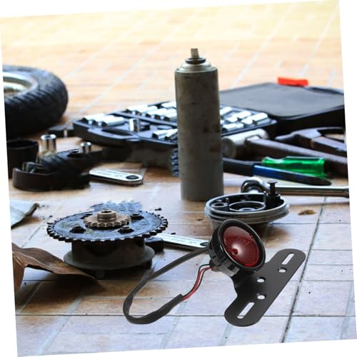 Cabilock Motorcycle Brake Tail Light Rear Led Stop Lamp Retro Design High Brightness Easy Install