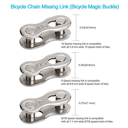 Bike Chain Repair Tool kit - Bicycle Chain Breaker Tool, Master Link Pliers, Chain Wear Checker for 7-11 and Single Speed Chains - style: Black