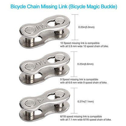 Bike Chain Repair Tool kit - Bicycle Chain Breaker Tool, Master Link Pliers, Chain Wear Checker for 7-11 and Single Speed Chains - style: Black