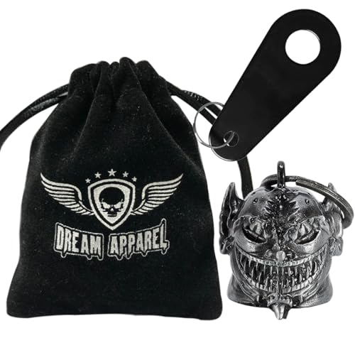 Dream Apparel Motorcycle Bell Guardian Angel Drive Away Gremlin, Biker Bell for Men Women Rider Riding, Good Luck Gift - style: Gremlin
