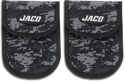 JACO Utility Tool Pouch | Multi-Purpose Storage Pouch for Tire Gauges, Tools, & Accessories (Digital Camo) - size: Small (Pack of 2)