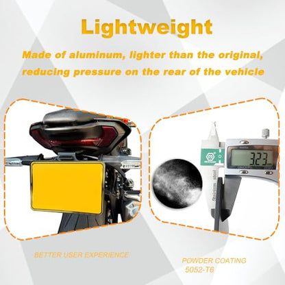 Motorcycle Fender Eliminator License Plate Holder Bracket Fit for Z900 Z900SE 2025-2026 Tail Tidy with LED Plate Light