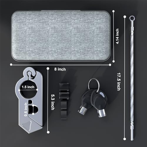 JAGASOL Motorcycle Lock Combo - Helmet & Brake Lock for Motorcycles, Mopeds, Scooters, ATV, Dirt Bikes & Street Bikes - color: Silver