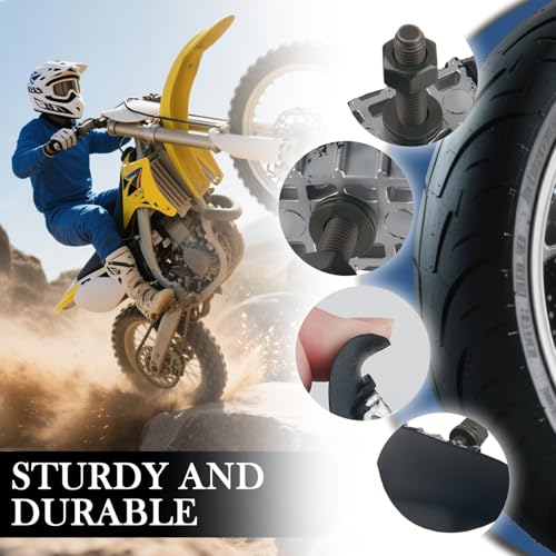 1.6" Motorcycle Rim Lock,Motorcycle Wheel Lock for Rim with Molded Rubber Block Avoids Damage to Inner Tubes,Professional Rims Dirt Bike Locks Motorcycles Accessories