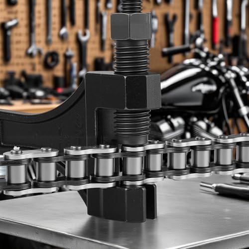 DYC Chain Breaker Tool 420-530 (Separate Pin Design) with 2 Replaceable Cutting Pins & Hex Key for 40/410/415/420/428/50/520/525/530 Roller Chains, Motorcycle ATV Mini Bike Dirt Bike Go Kart Bicycle - size: Chain Breaker 420-530