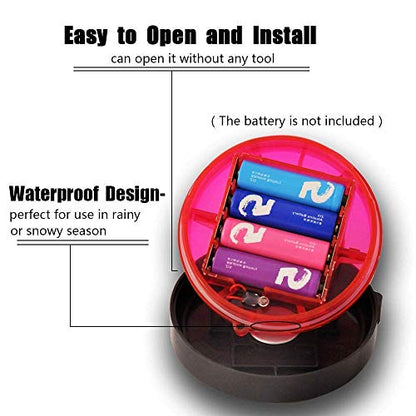Roadside Flashing Flares Safety Warning Light Emergency LED Strobe Light with Magnetic Base Vehicle and Marine (Amber) - color: Amber