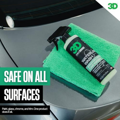 3D Waterless Car Wash - Easy Spray Waterless Detailing Spray - No Soap or Water Needed - Great on Cars, RVs, Motorcycles & Boats 1 Gallon - size: 128 Fl Oz (Pack of 1)