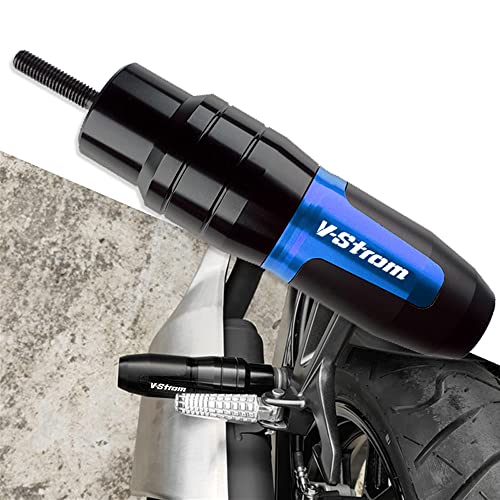 For SUZUKI V-Strom 250 650 1000 DL250 DL650 DL1000/V-Strom1000/XT Motorcycle CNC Aluminum Frame Crash Pad Exhaust Sliders Crash Protector slider - color: blue