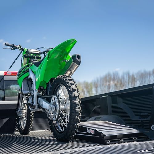 108" x 17.5" Extra Wide Aluminum Folding Single Runner Motorcycle Ramp