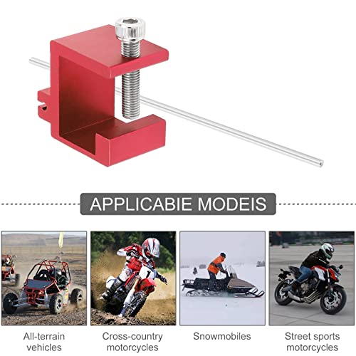 Windance Motorcycle Chain Alignment Tool, Sprocket Chain Maintenance Compatible for ATV Dirt Bike Scooter (Red) - color: Red