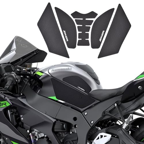 Motorcycle Accessories Tank Protector Fuel Tank Pad Non-Slip Fuel Tank Stickers Kit Fuel Tank Traction Pad Compatible with Ka&wa&s&ak&i ZX-10R ZX10R ZX 10R 2011-2026