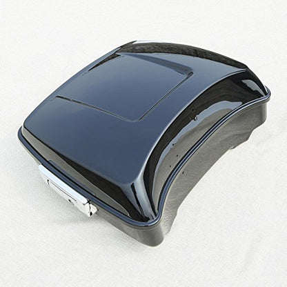 XFMT Chopped Trunk + Backrest Pad For Harley Davidson Touring 2014-2024 - color: Chopped Trunk&Around Pad