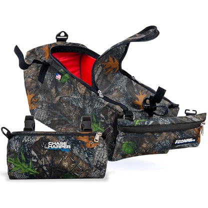 Chase Harper USA - Ruckus Value Pack - 5000 Under The Seat Bag and 105000 Barrel Bag Combo - Compatible with All Ruckus Model Years With Stock Frame - Backwoods Camo