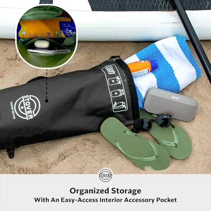 STOVER 5/10/25/30/40/55L Waterproof Dry Bag- Roll-Top Backpack w/Phone Case- Kayaking, Hiking, Camping, Boating- Men/Women - color: 10l Black, size: 10L