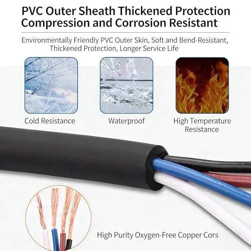 M8 3-Pin Female Connector Cable, A-Coded Straight Circular Industrial Molded Cable, IP67 Waterproof Unshielded PVC Wire, 60V 3A AC/DC, AWG24 - size: 2m, style: 3 Pin Female