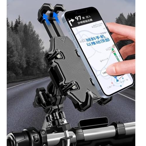 Motorcycle Phone Holder Vibration Dampener AntiShake Motorcycle Phone Mount - color: Separate panel