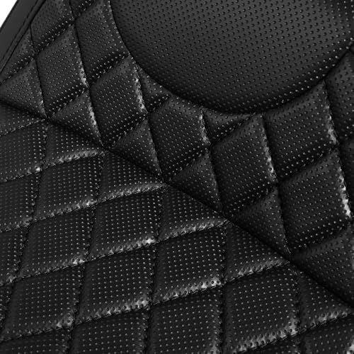 C.C. RIDER Low-Profile Rider&Passenger Seat Fit for Harley Touring 2023-2025 CVO Street Glide FLHXSE CVO Road Glide FLTRXSE 2024-2025 Street Glide FLHX Road Glide FLTRX FLTRXSTSE - size: 06# Gel Black