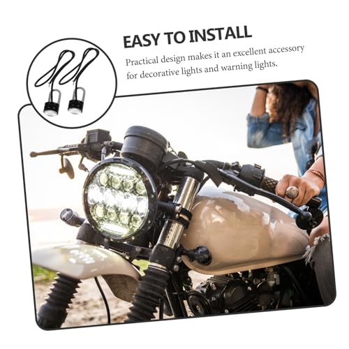 2pcs Led Flashing Marker Lamp Reverse Backup Light High Brightness for Motorcycle Safety Easy to Install for Night Riding and Decoration