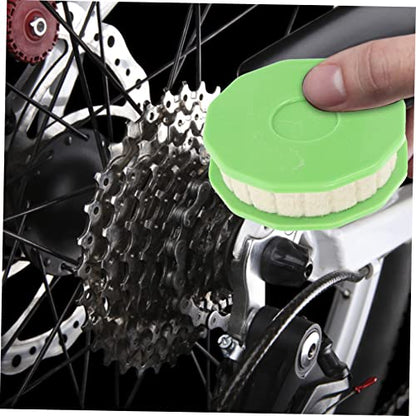 Bicycle Oiler Pedal Grease for Bikes Scooter Chain Oil Chain Tool Bike Chain Lubricator Wheel White Bike - color: Light Green