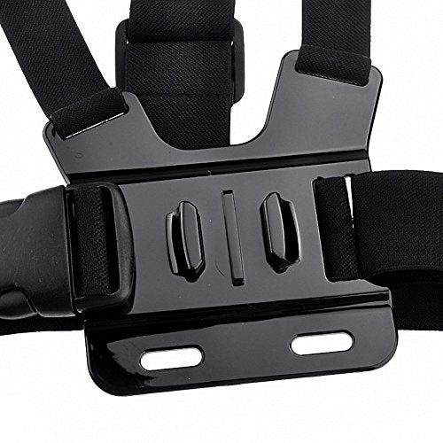 Chest Harness Mount Compatible with Gopro Hero 13 12 11 10 9 8/AKASO EK7000 Brave 4/ODDV/Hiicam/DJI Osmo/Icefox/Camlance/WOLFANG Action Camera Accessories, Adjustable Chest Strap Mount with J Hook