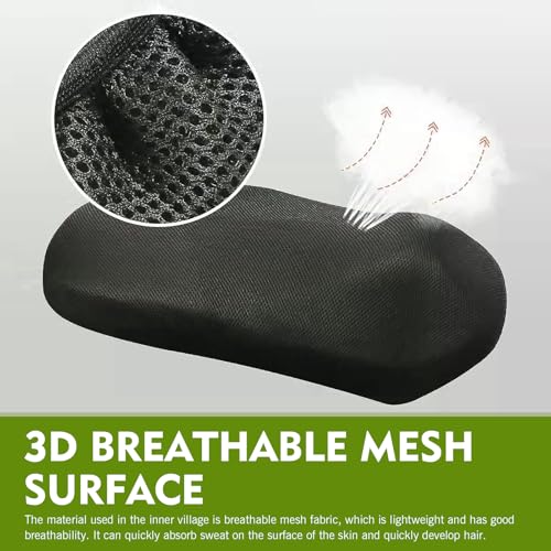 Motorcycle Seat Cover, Heat-Insulating & Non-Slip Seat Cover with Elastic, Honeycomb Breathable Mesh Fabric Mat, Universal for Most Motorcycles (Black #L) - color: Black #Large