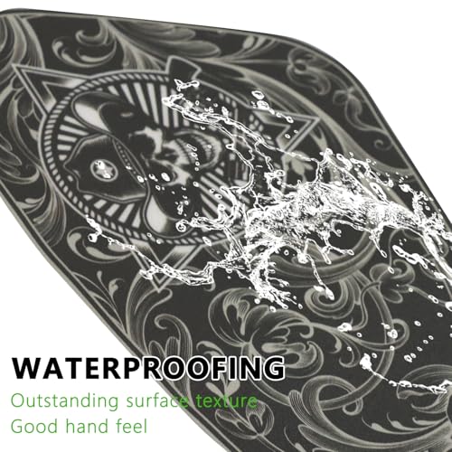 Skull Motorcycle Gas Tank Graphics Fuel Oil Tank Pad Decals for Harley Sportster XL 883 1200 Softail Dyna Bobber - color: 2pcs Side Gas Tank Pad