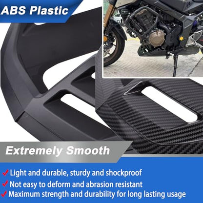 Motorcycle CB650R Belly Pan Bellypan Engine Spoiler Lower Fairing Body Frame Panel Protector Fit for CB 650R CB650F 2019-2024 Accessories (Carbon Look)