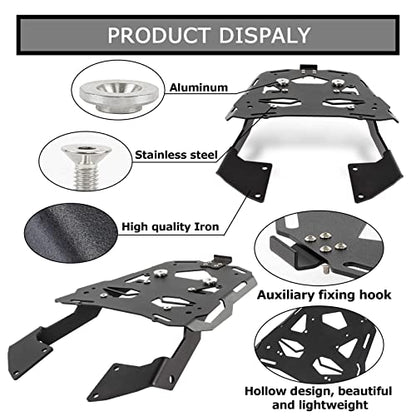 PSLER Motorcycle Luggage Rack for NX500 2024+, CB500X 2012-2023, CB400X 2021-2023, Motorcycle Rear Cargo Carrier Tail Bracket Support Shelf for CB400X CB500X NX500 Accessories