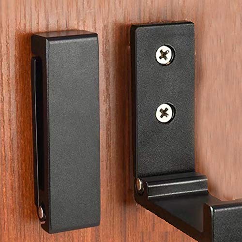 2 Pack Foldable Aluminum Helmet Hooks Wall Hooks Invisible Wall Hooks for Clothes Coats Clothes Kitchen Bathroom Office Living Room Wardrobe (Black)
