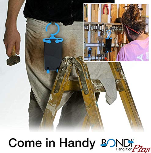 Bondi Plus Flex Phone Holder and Stand - Adjustable Flexible Silicone Case Hanging Mount for Car Bike and Desk up to 6.75" Large Cell Phones - iPhone Xs XR 11 SE - Samsung Galaxy S10 S20 – Turquoise - color: Turquoise