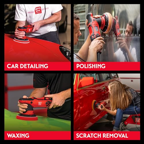 Griot's Garage G9 Random Orbital Polisher 10901 – 1000-Watt Dual Action Buffer for Car Detailing, Polishing, Waxing, Swirl and Scratch Removal – 6" Backing Plate, Variable Speed, Ergonomic Grip - size: G9 Random Orbital Polisher