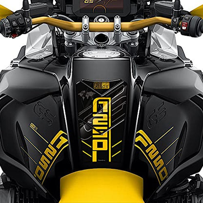 Motorcycle Gas Tank Pad Protection Decals Fits for BMW R1250GS Adventure Triple Black 2020 Up