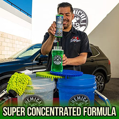 Chemical Guys Car Wash Soap for Foam Cannon or Bucket, Honeydew Snow Foam Car Wash Soap for Trucks, Motorcycles, RVs & More, Super Suds, Honeydew Scent - 64 oz (Half Gallon) - size: 64 Ounce (Pack of 1), style: HONEYDEW