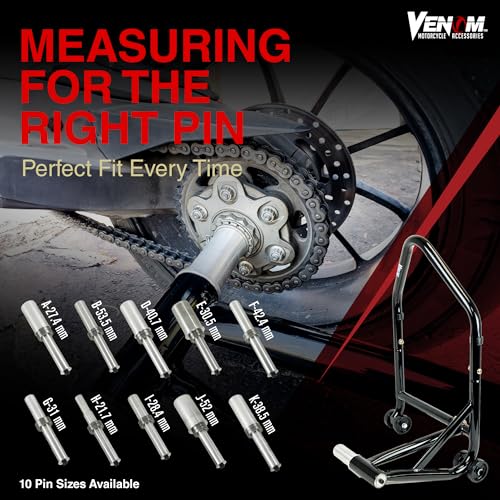 Single Sided Swingarm Motorcycle Stand Lift with 53.5 mm pin, Motorcycle Wheel Stand, Motorcycle Rear Stand, Lifting Accessories, Compatible with BMW Models