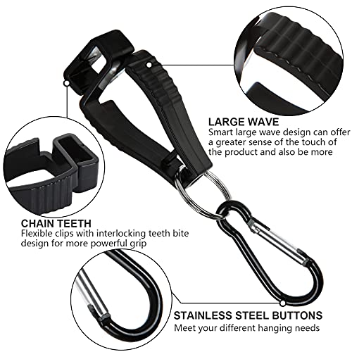 20PCS Glove Clips Glove Belt Clips Work Safety Clip Glove Keeper Glove Holder Clip Glove Grabber Clip Holder for Belt Loop Guard Worker Construction