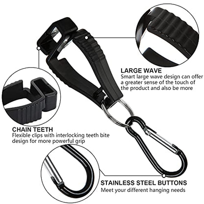 20PCS Glove Clips Glove Belt Clips Work Safety Clip Glove Keeper Glove Holder Clip Glove Grabber Clip Holder for Belt Loop Guard Worker Construction