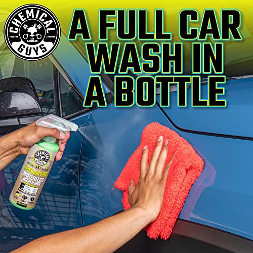 Chemical Guys EcoSmart Waterless Car Wash & Wax Ready To Use, Safe for Cars, Trucks, SUVs, Motorcycles, RVs & More, Extra Large 32 fl oz