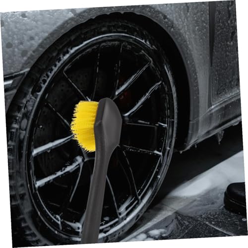 Alipis Ergonomic Grip Car Brush Kit Long Handle Tire Brush Motorcycle Chain Cleaning Tool
