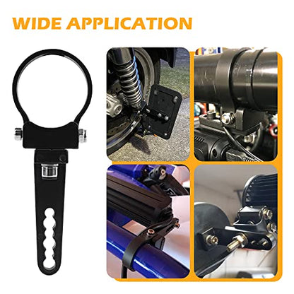 Tube Clamps Mounting Brackets ADTOPI 2’’ Bull Bar Roll Cage Light Bar Mounts for LED Bar Work Lamps Fog Lamps Off Road Lights Fit for UTV ATV Offroad Truck, 2pcs … - size: 2 Inch