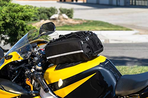 Chase Harper USA 1650 Magnetic Tank Bag - Water-Resistant, Tear-Resistant, Industrial Grade Ballistic Nylon with Anti-Scratch Rubberized Polyester Bottom, Strong Neodymium Magnets, 11.5"L x 10"W x 7"H - size: Magnetic Mount