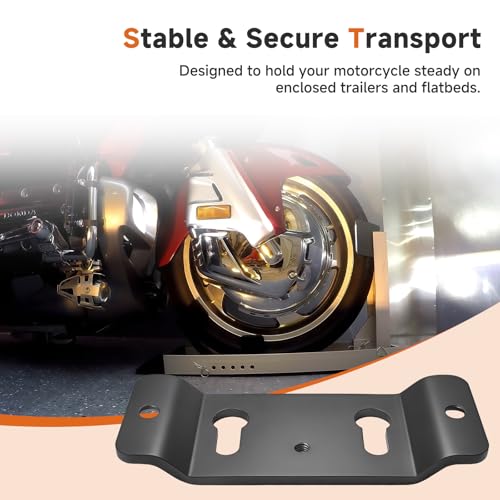 TK-3000 Trailer-Stop Adapter Kit, Compatible with Condor Pit-Stop/Trailer-Stop Wheel Chocks, Quick-Connect Floor Mount Bracket for PS-1500, CHCK-1500, 910-331, Heavy-Duty Steel Base