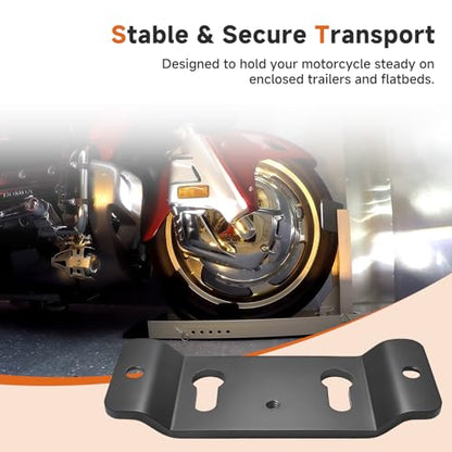 TK-3000 Trailer-Stop Adapter Kit, Compatible with Condor Pit-Stop/Trailer-Stop Wheel Chocks, Quick-Connect Floor Mount Bracket for PS-1500, CHCK-1500, 910-331, Heavy-Duty Steel Base