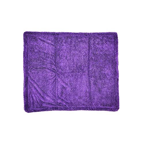 Maxshine 20" x 24" Universal Purple Car Drying Towel – 1200 GSM Rinse-Free Double-Sided Microfiber – Plush, Super Absorbent Towel for Car Wash & Detailing - size: 20" x 24" Purple