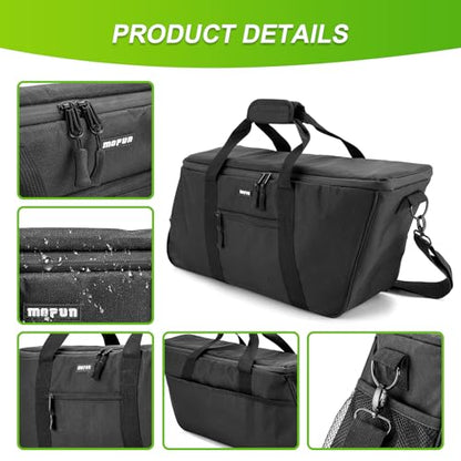 Mofun Motorcycle Saddlebag Cooler Waterproof Saddle Bag Insert Cooler Saddlebag Liner Bag Compatible with Harley Touring Street Road Electra Glide Road King with Hard Saddlebags, 1993-2025