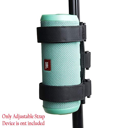 Hermitshell Portable Mount for Golf Cart Accessories Railing Bike - Adjustable Strap