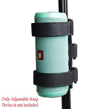 Hermitshell Portable Mount for Golf Cart Accessories Railing Bike - Adjustable Strap