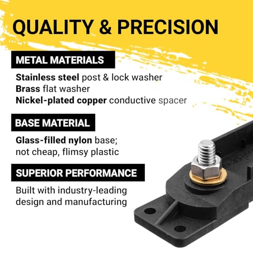 Spartan Power 150 Amp ANL Fuse & Holder Kit Black - color: BLACK, size: 150A BLACK