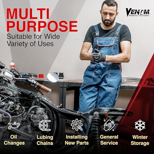 Venom Sport Bike Motorcycle Rear Wheel Swingarm Spool Lift Stand Paddock Stands Compatible with Yamaha Honda Kawasaki Suzuki Ducati BMW